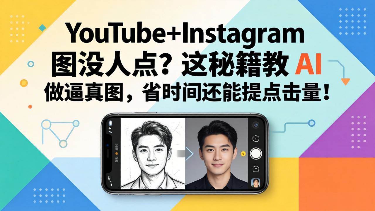 (17911期)YouTube+Instagram 图没人点?这秘籍教 AI 做逼真图,省时间还能提点击量-Scorpio丨网创