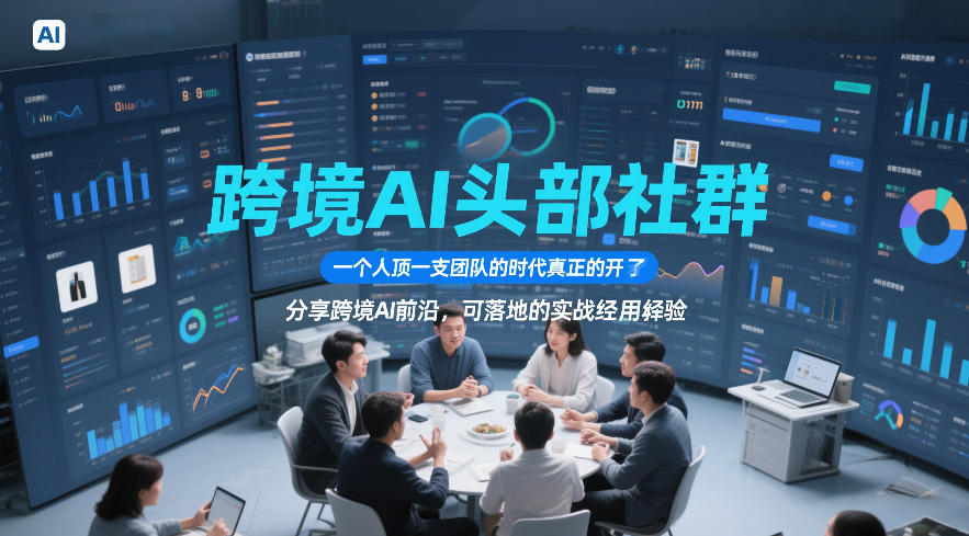 跨境AI头部社群，一个人顶一支团队的时代真正的开始了，分享跨境AI前沿，可落地的实战经验（更新5月23日）-Scorpio丨网创