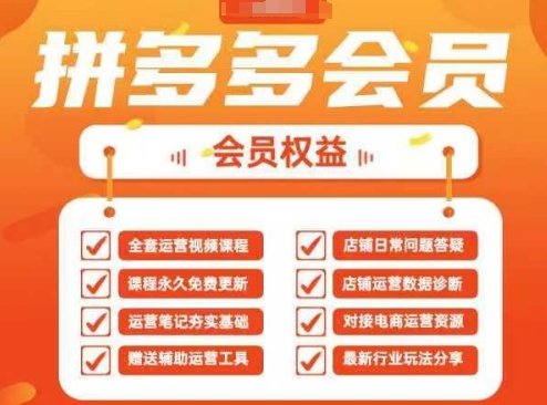 2025拼多多运营实战课，40节全流程教学，覆盖拼多多运营全链路-Scorpio丨网创