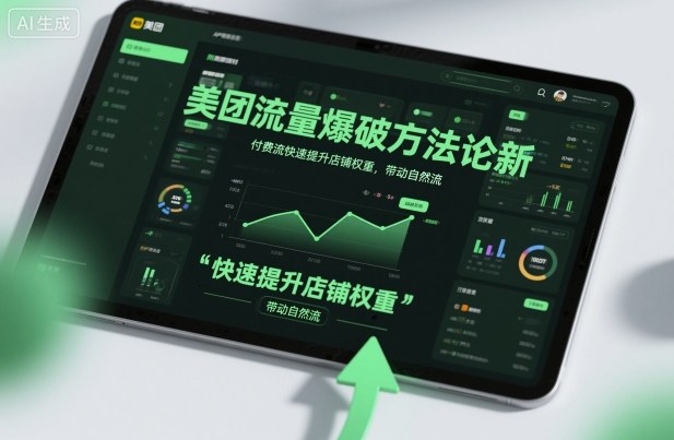 美团流量爆破方法论,付费流快速提升店铺权重,带动自然流-Scorpio丨网创