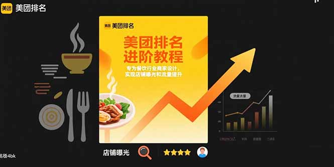 (15528期)美团排名进阶教程:专为餐饮行业商家设计,实现店铺曝光和流量提升-Scorpio丨网创