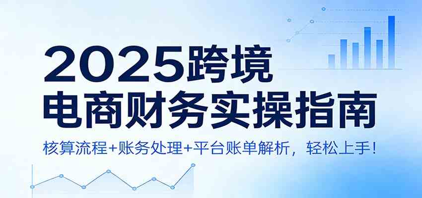 2025跨境电商财务实操指南：核算流程+账务处理+平台账单解析，轻松上手！-Scorpio丨网创