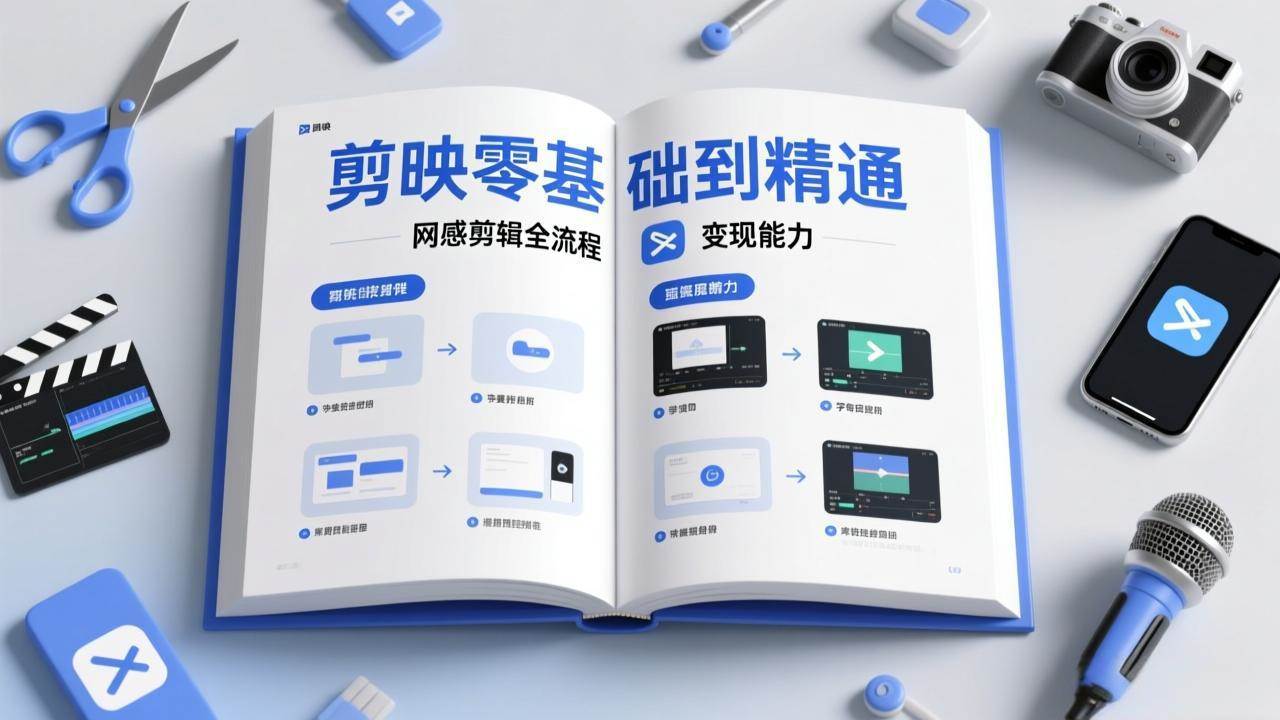 （17473期）剪映零基础也能快速上手，从入门到精通掌握网感剪辑全流程，掌握能直接变现的剪辑能力-Scorpio丨网创