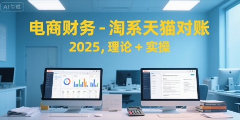 电商财务-淘系天猫对账2025，理论+实操-Scorpio丨网创