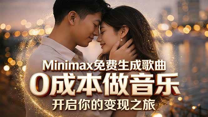 （18401期）Minimax免费生成歌曲实测！0成本做音乐，说唱流行Lofi一键生成-Scorpio丨网创