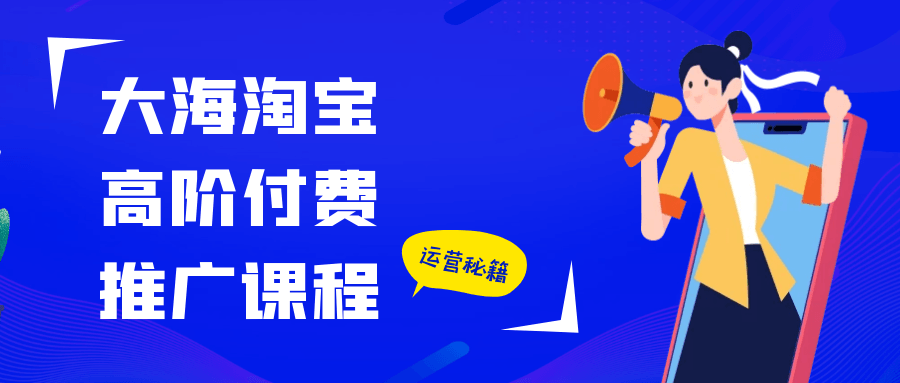 大海淘宝高阶付费推广课程-Scorpio丨网创