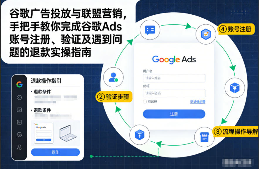 谷歌广告投放与联盟营销,手把手教你完成谷歌Ads账号注册、验证及遇到问题的退款实操指南-Scorpio丨网创