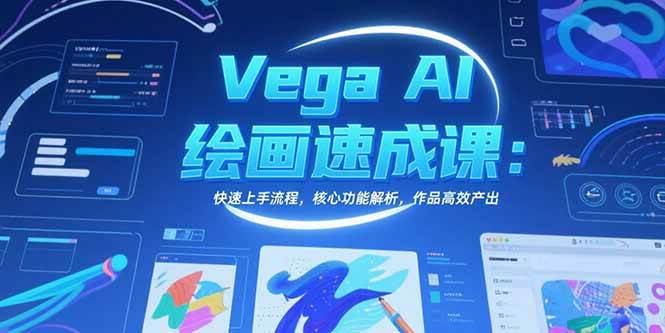 (15470期)Vega AI绘画速成课:快速上手流程,核心功能解析,作品高效产出-Scorpio丨网创