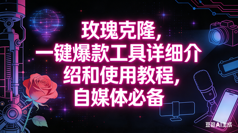 (16811期)玫瑰克隆工具,自媒体必备神器,一键爆款,详细介绍和使用教程 (16811期)玫瑰克隆工具,自媒体必备神器,一键爆款,详细介绍和使用教程