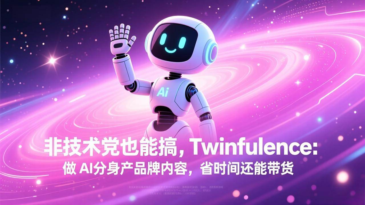 （17381期）非技术党也能搞!Twinfluence:做 AI 分身产品牌内容,省时间还能带货-Scorpio丨网创