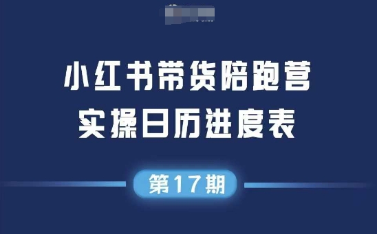 小红书第17期带货陪跑营，不囤货，无不直播，无不投流，通过选品+笔记内容+测品+笔记铺量+矩阵运营打爆款-Scorpio丨网创