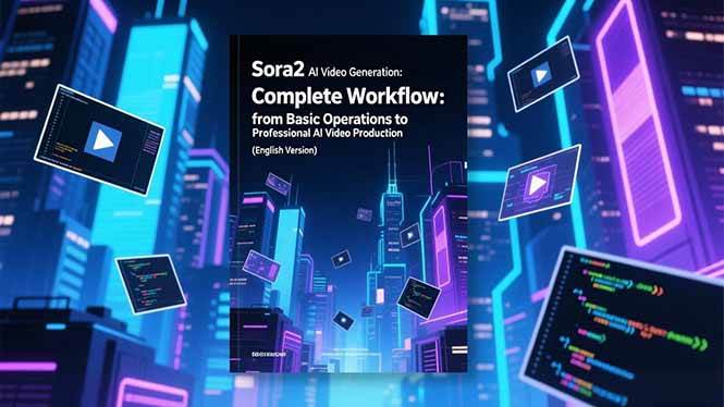 (16758期)Sora2 AI视频生成的系统教程(英文版):从基础操作到专业级AI视频制作的完整工作流-Scorpio丨网创