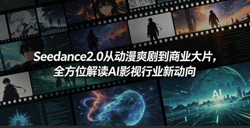 Seedance2.0从动漫爽剧到商业大片，全方位解读AI影视行业新动向-Scorpio丨网创