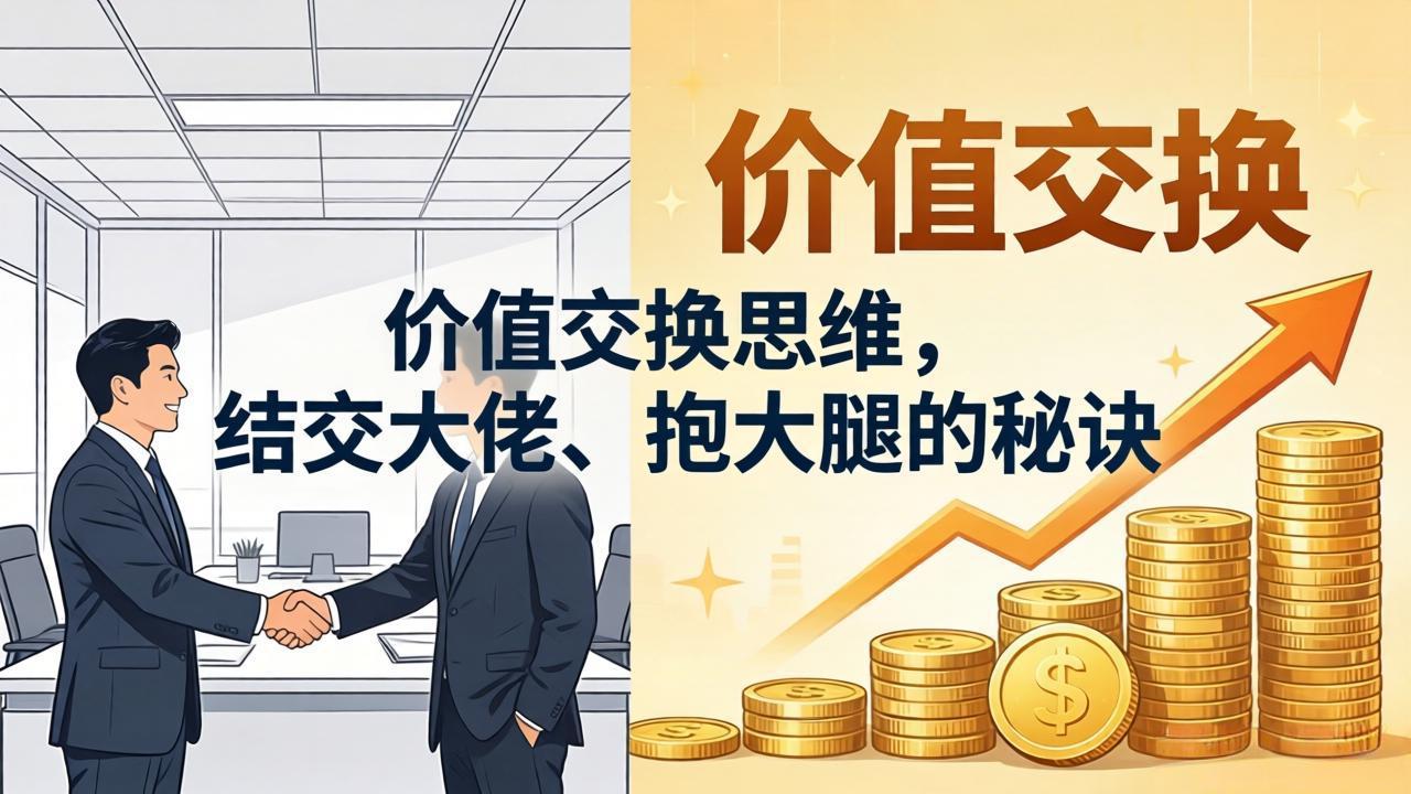 某付费文章：价值交换思维，结交大佬、抱大腿的秘诀-Scorpio丨网创