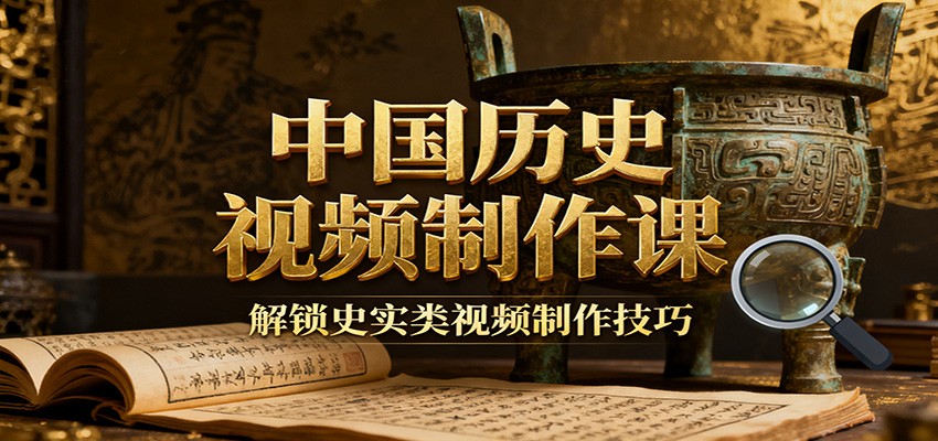 中国历史视频制作课:疆域地图集+参考文案+练习素材,解锁史实类视频制作技巧-Scorpio丨网创