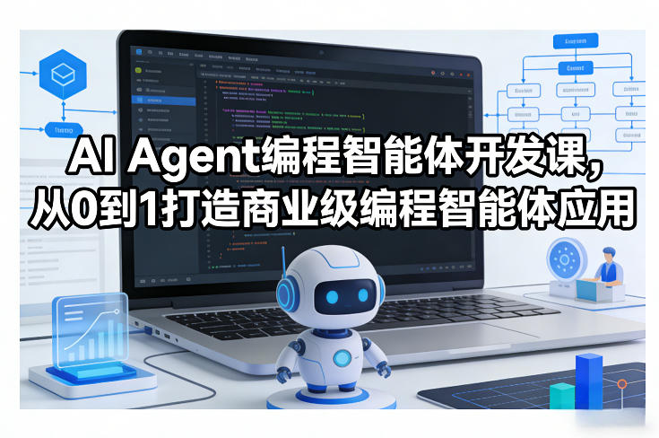 AI Agent编程智能体开发课，从0到1打造商业级编程智能体应用-Scorpio丨网创