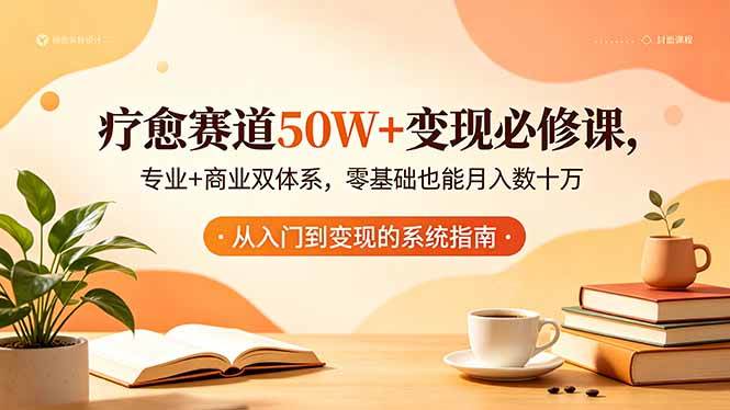 (18523期)疗愈赛道50W+变现必修课,专业+商业双体系,零基础也能月入数十万-Scorpio丨网创