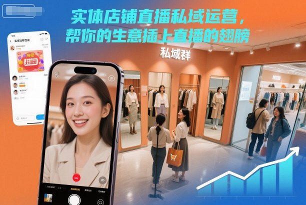 实体店铺直播私域运营，帮你的生意插上直播的翅膀-Scorpio丨网创